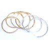 Brinco Argolas Shine Strass - Sua Boutique