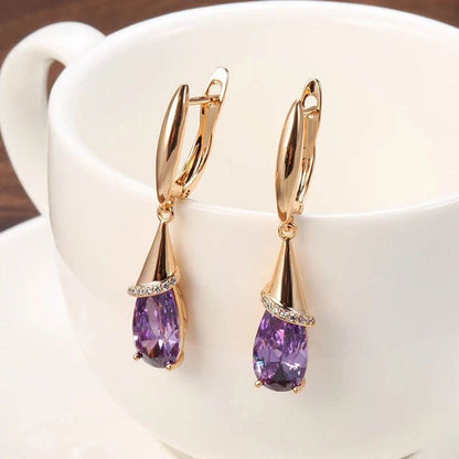 Brinco Cristal Princess - Sua Boutique