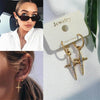 Brinco Pingente Crucifixo Shine - Sua Boutique