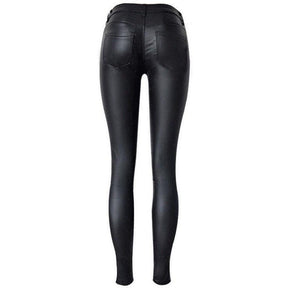 Calça Leather Zíper - Couro Ecológico use o cupom PRIMEIRACOMPRA e garanta 12%OFF