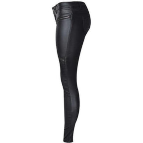 Calça Leather Zíper - Couro Ecológico use o cupom PRIMEIRACOMPRA e garanta 12%OFF