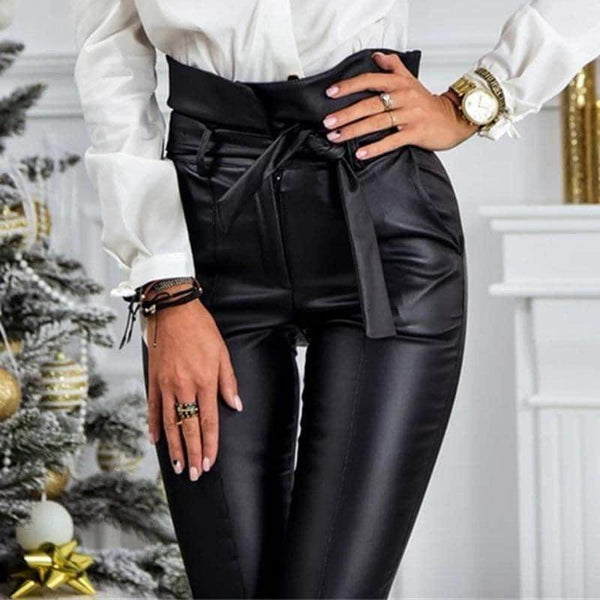 Calça de Couro Laço - Ecológico - Sua Boutique