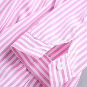 Camisa Ampla Striped use o cupom PRIMEIRACOMPRA e garanta 12%OFF