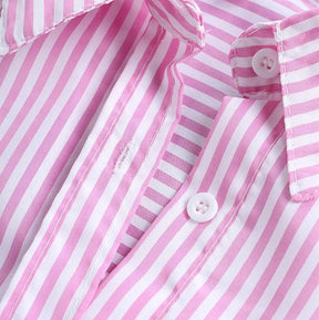 Camisa Ampla Striped use o cupom PRIMEIRACOMPRA e garanta 12%OFF