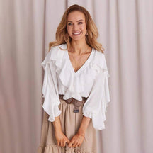 Camisa Babado Chifon - Sua Boutique