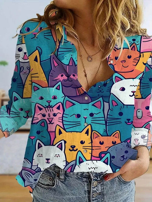 Camisa Cat Love - Sua Boutique