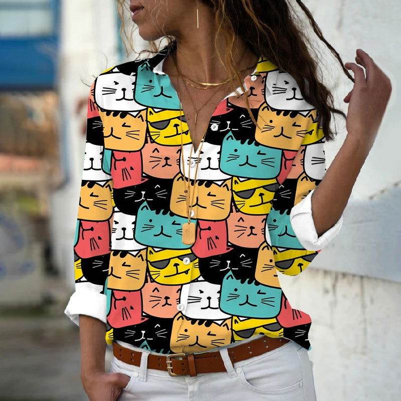 Camisa Cat Love - Sua Boutique
