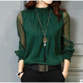 Camisa Chiffon Elegancy use o cupom PRIMEIRACOMPRA e garanta 12%OFF