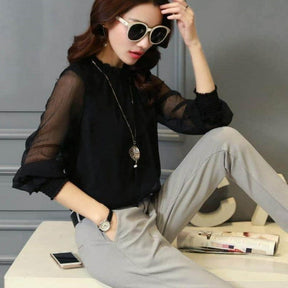 Camisa Chiffon Elegancy use o cupom PRIMEIRACOMPRA e garanta 12%OFF