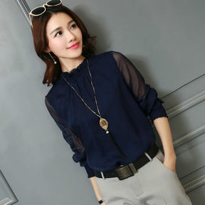 Camisa Chiffon Elegancy use o cupom PRIMEIRACOMPRA e garanta 12%OFF