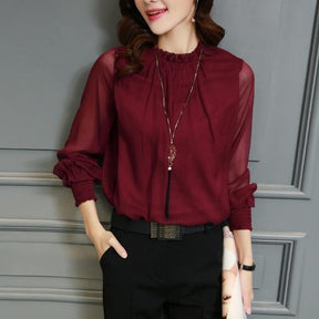 Camisa Chiffon Elegancy use o cupom PRIMEIRACOMPRA e garanta 12%OFF