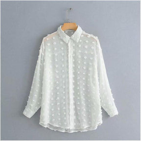 Camisa Chiffon Gio use o cupom PRIMEIRACOMPRA e garanta 12%OFF