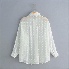 Camisa Chiffon Gio use o cupom PRIMEIRACOMPRA e garanta 12%OFF