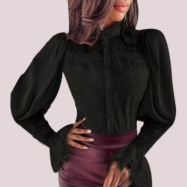 Camisa Chiffon Long Fashion - Sua Boutique