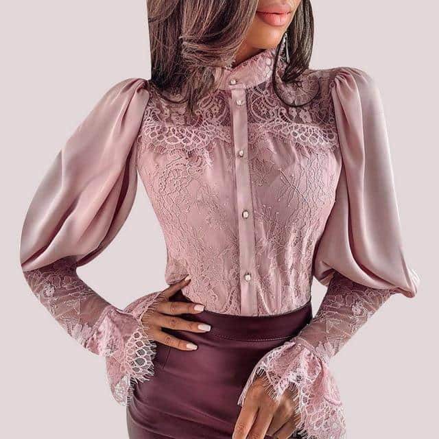 Camisa Chiffon Long Fashion - Sua Boutique