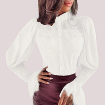 Camisa Chiffon Long Fashion use o cupom PRIMEIRACOMPRA e garanta 12%OFF