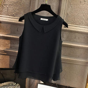 Camisa Chiffon Sem Mangas use o cupom PRIMEIRACOMPRA e garanta 12%OFF