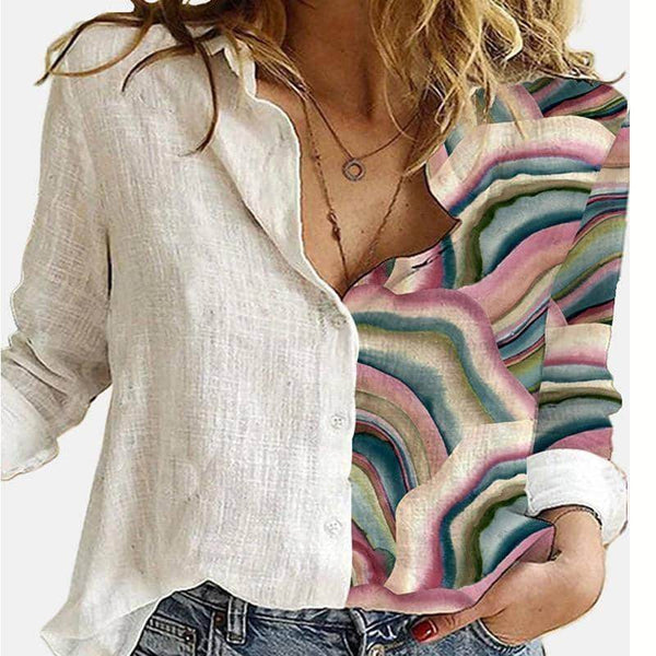 Camisa Color Abstract - Sua Boutique