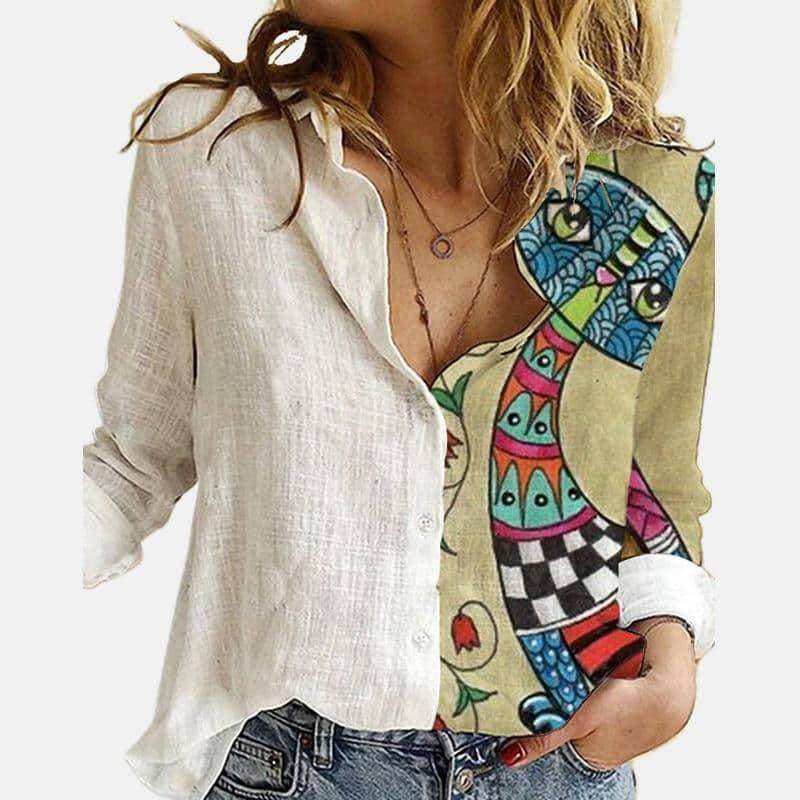 Camisa Color Cat - Sua Boutique