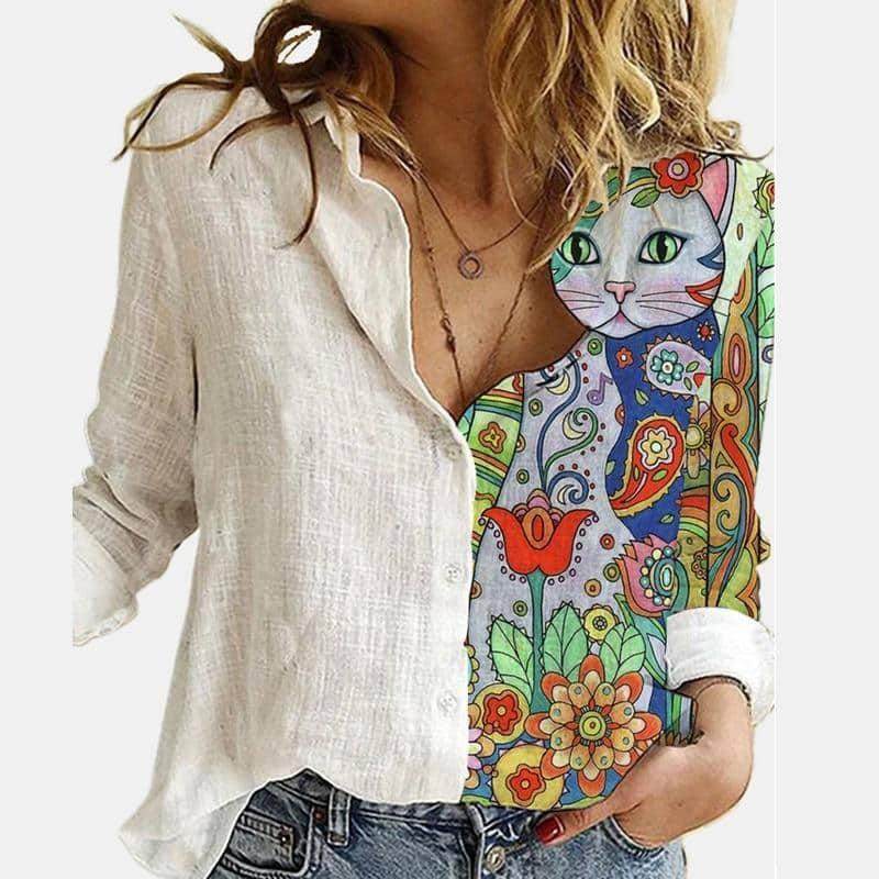 Camisa Color Cat - Sua Boutique