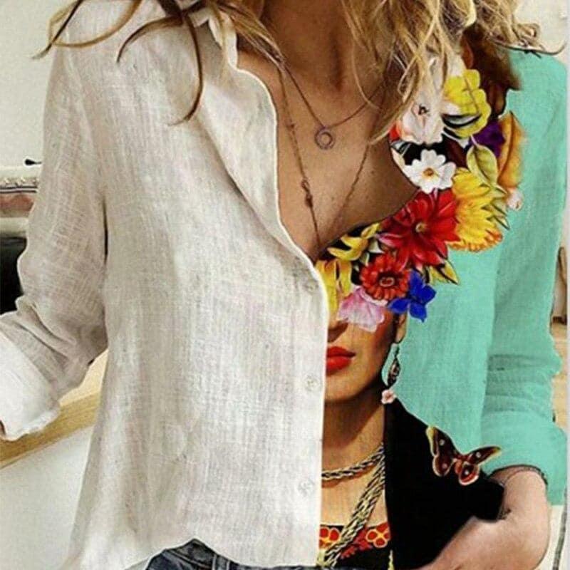 Camisa Color Frida Kahlo use o cupom PRIMEIRACOMPRA e garanta 12%OFF