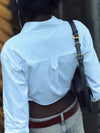 Camisa Cropped Cintos Laterais - Sua Boutique