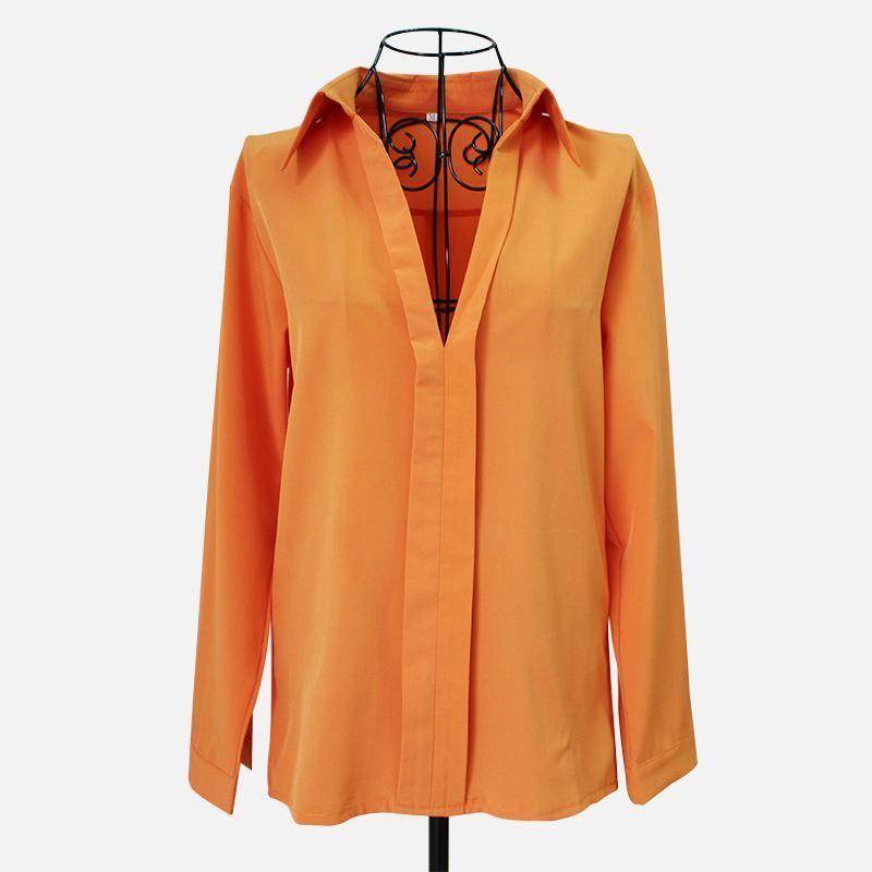 Camisa Decote V - Sua Boutique