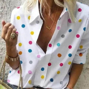 Camisa Decote V - Sua Boutique
