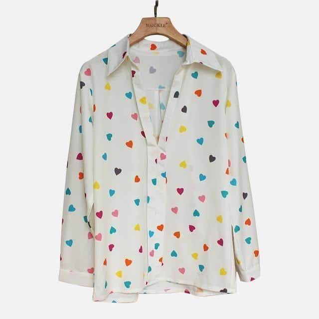 Camisa Decote V - Sua Boutique