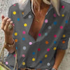Camisa Decote V - Sua Boutique
