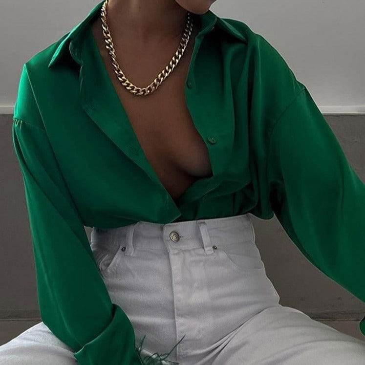 Camisa Detalhes em Plumas - Sua Boutique