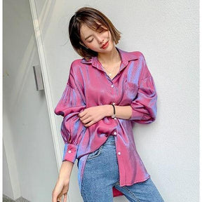 Camisa Feminina- Style Metalic use o cupom PRIMEIRACOMPRA e garanta 12%OFF