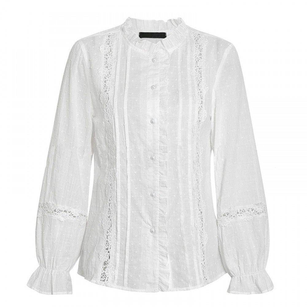 Camisa Flores em Renda - Sua Boutique
