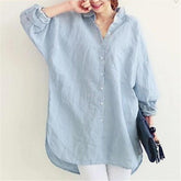 Camisa Linho Oversize use o cupom PRIMEIRACOMPRA e garanta 12%OFF