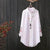 Camisa Long Flowers Bordada - Sua Boutique