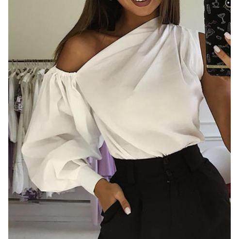 Camisa Manga Única Bufante - Sua Boutique