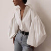 Camisa Mangas Bufantes Oversize - Sua Boutique