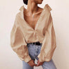 Camisa Mangas Bufantes Oversize - Sua Boutique