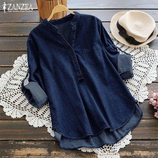 Camisa Moon Blue - Sua Boutique