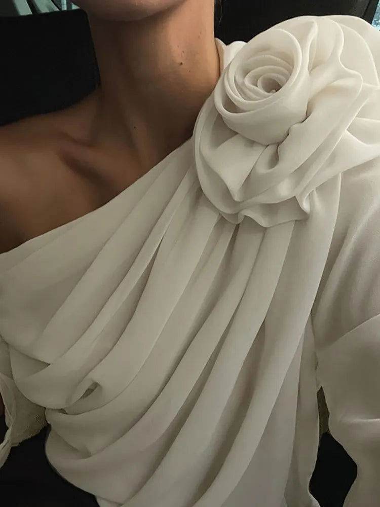 Camisa Nula Manga Flora - Sua Boutique