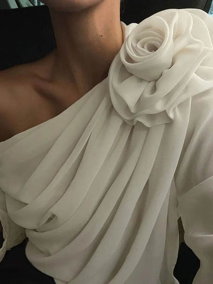 Camisa Nula Manga Flora - Sua Boutique