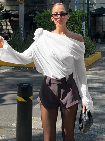 Camisa Nula Manga Flora - Sua Boutique