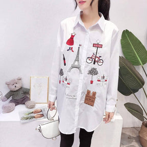 Camisa Over Special Bordados use o cupom PRIMEIRACOMPRA e garanta 12%OFF