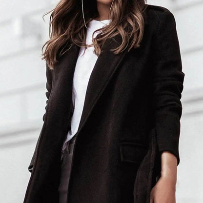 Casaco de Lã Trench Coats - Sua Boutique