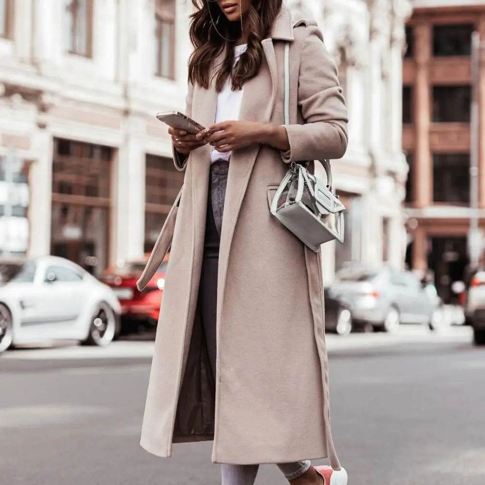 Casaco de Lã Trench Coats - Sua Boutique