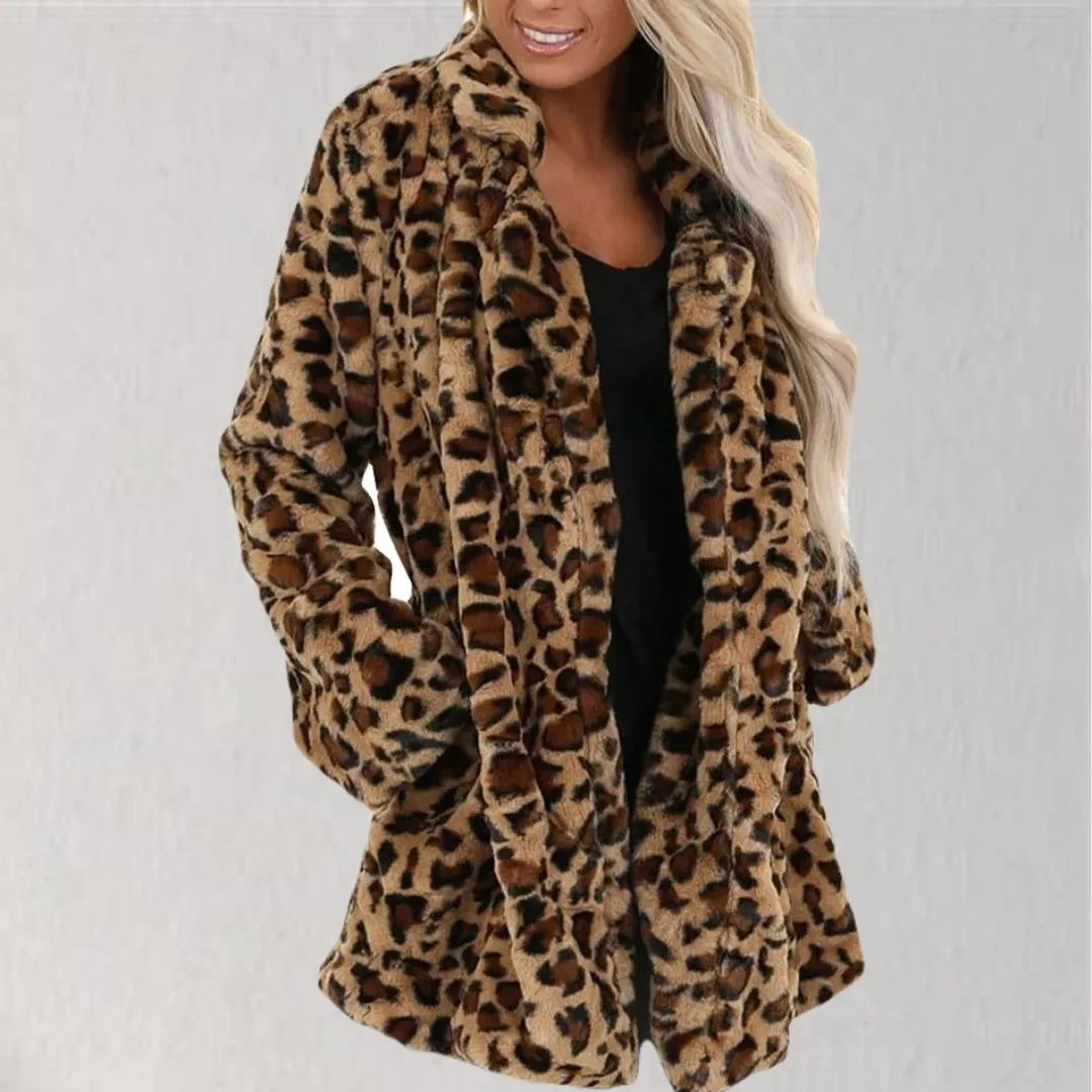 Casaco de Pele Leopard Glorie use o cupom PRIMEIRACOMPRA e garanta 12%OFF