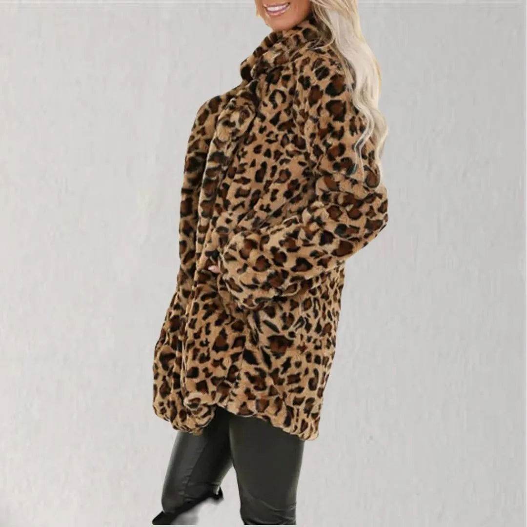 Casaco de Pele Leopard Glorie - Sua Boutique
