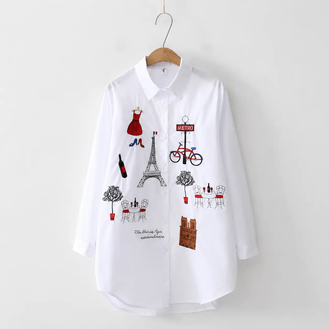 Camisa Over Special Bordados