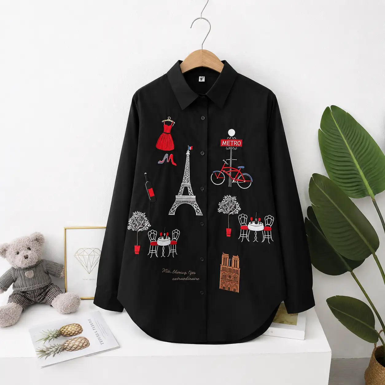 Camisa Over Special Bordados
