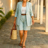 Conjunto Blazer e Bermuda Gisele - Sua Boutique